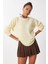 Oversize Basic Triko Kazak LDD0127 Sarı 2