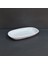 12 Adet Kırılmaz Melamin Oval Kayık Tabak 24X14 cm - Beyaz 1