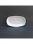 12 Adet Kırılmaz Melamin Oval Kayık Tabak 24X14 cm - Beyaz 2