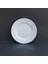4 Adet Kırılmaz Melamin Çizgi Tatlı & Yemek Servis Tabağı 25 cm - Beyaz 1
