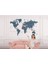 Dünya Haritası Duvar Kağıdı Detaylı Ingilizce Dünya Haritası Duvar KAĞIDI-1579 1