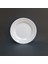 6 Adet Standart Çizgi Melamin Tatlı & Yemek Servis Tabağı 19 cm - Beyaz 1
