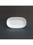 12 Adet Kırılmaz Melaminv Oval Kayık Tabak 19X10 cm - Beyaz 2