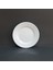 6 Adet Kırılmaz Melamin Çizgi Tatlı & Yemek Servis Tabağı 17 cm - Beyaz 1