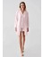 324 Pembe Sabahlıklı Şortlu 4'lü Kadın Pijama Takımı 1