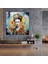 Frida Kahlo Cam Tablo - Kaledoskop Müze - Duvar Dekorasyonu Cam Tablo Modern Sanat 2