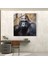 Gorilla Cam Tablo - Gerçekçi Yağlı Boya - Goril Modern Sanat Detaylı Portre Ev Dekorasyonu 3