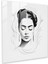 Frida Kahlo Cam Tablo - Frida Kahlo Sadelik Duvar Dekorasyonu Cam Tablo 1
