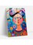 Renkli Kaleydoskop Cam Duvar Sanatı - Frida Kahlo Eserleri Renklerin Kaleydoskopu Frida Kahlo Tarzı Duvar Dekorasyonu 1
