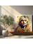 Kurt Cobain Cam Tablo - Pop Art Esintili Illüstrasyon Modern Sanat 2