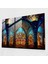 Mozaik Cam Tablo - Canlı Kaleydoskop - Cami Mozaik Desen Modern Sanat Canlı Renkler 1