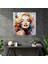 Soyut Dışavurumcu Marilyn Monroe Cam Tablosu - Marilyn Monroe Cam Sanat Cam Duvar Sanatı Ev Dekorasyonu 3