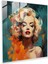 Ifadeci Marilyn Monroe Cam Tablo - Marilyn Monroe Cam Duvar Sanatı Duvar Dekorasyonu 1