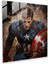 Marvel Süper Kahraman Portre Cam Baskı - Marvel Duvar Dekorasyonu Cam Duvar Sanatı Yağlı Boya 1