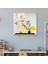 Limon Ağacı Huzuru Cam Tablo - Minimalist Limon Ağacı Tablosu Cam Tablo Duvar Dekorasyonu 2