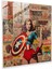 Marvel Vintage Koleksiyonu Cam Tablo - Marvel Çizgi Roman Kapakları Duvar Dekorasyonu Cam Sanatı 1
