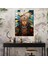 Maya Stained Glass Wall Art - Maya Cam Tablo Sanatsal Parıltı Tüy Tacı 3