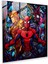 Marvel Vitray Baskı - Duvar Sanatı Cam Tablo 1