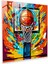 Nba Pop Art Cam Tablo - Modern Sanat Cam Duvar Sanatı 1