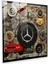 Mercedes Cam Tablo - Modern Sanat Araba Parçaları Karma Medya 1