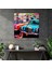 Mercedes Cam Tablo - Pop Art Siluet Desen - Ev Dekorasyonu Için Modern Sanat 2