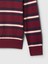 Erkek Çocuk Bordo Desenli Intarsia Kazak 2