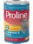 Proline Sos Içinde Et Parçacıklı Somonlu ve Alabalıklı Yetişkin Konserve Kedi Maması 400 gr 1