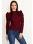 Prenses Kol Bluz Bordo W3125 1