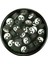 90 Adet 10 mm Polimer Kil Fimo Boncuk Takı Bileklik + 5 Metre Lastikli Misina Hediye - Yin Yang 3