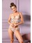 Dantel Li Kaplı Desteksiz Bralet Slip Külot Takım (BRF32031) 2