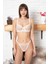 Dantel Detaylı Transparan Balconette Sütyen & Tanga Külot Takımı 1