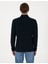 Erkek Lacivert Slim Fit Kıvrılmaz Polo Yaka Basic Pike Sweatshirt 50314048-VR033 5