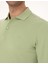 Erkek Çağla Slim Fit Kıvrılmaz Polo Yaka Basic Pike Sweatshirt 50314048-VR016 6