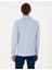 Erkek Açık Mavi Slim Fit Kıvrılmaz Polo Yaka Basic Pike Sweatshirt 50314048-VR003 5
