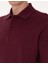 Erkek Bordo Slim Fit Kıvrılmaz Polo Yaka Basic Pike Sweatshirt 50314048-VR014 6