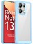 Xiaomi Redmi Note 13 4g Için Şeffaf Pc Arka Tpu Tampon Telefon Kılıfı - Mavi (Yurt Dışından) 1