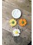 Silikon Mum Kalıbı Papatya Desenli Dayanıklı Esnek Kokusuz 6x1,3 cm Tek Parça 5