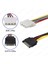 15 Pin Sata Erkek To 4 Pin Molex Ide Dişi Çevirici Kablo Sata - Ide Güç Kablosu 2
