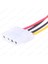 15 Pin Sata Erkek To 4 Pin Molex Ide Dişi Çevirici Kablo Sata - Ide Güç Kablosu 7