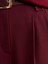 72178 Kemerli Cep Kapaklı Yüksek Bel Pantolon-Bordo 4