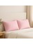 4 Katlı Müslin Toz Pembe Renk 50X70 Cm. %100 Pamuklu 2 Adet Yastık Kılıfı 1