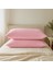 4 Katlı Müslin Toz Pembe Renk 50X70 Cm. %100 Pamuklu 2 Adet Yastık Kılıfı 2