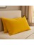 4 Katlı Müslin Hardal Renk 50X70 Cm. %100 Pamuklu 2 Adet Yastık Kılıfı 5