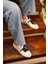 Kadın Sneaker Retro Çift Bağcıklı Spor Ayakkabı Forden Siyah 8