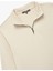 Uzun Kollu Şardonlu Basic Yarım Fermuarlı Sweatshirt 3