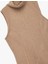 Slim Fit Dik Yaka Kolsuz Mini Triko Elbise 3