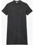 Slim Fit Kısa Kollu Dik Yaka Mini Triko Elbise 1
