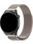 Samsung Galaxy Watch 4/5/6/7/fe/40/40/44 Classic 42/43/46/47MM Uyumlu 20MM Metal Hasır Mıknatıslı Kordon Paslanmaz Çelik 2