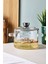 Sean Silver 1300 ml Borosilikat Cam Tencere 1