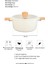 Danish Cook Beige Indüksiyon Tabanlı Derin Tencere 20 cm 5